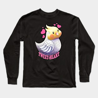 Tweetheart cute bird pun Long Sleeve T-Shirt